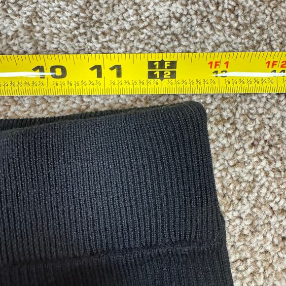 Madewell Merino Wool Blend Midi Skirt NWT Size Small $128 Black Goth Minimalist - Picture 7 of 7